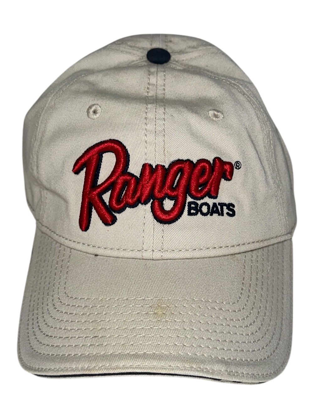 Ranger Boats Tan Adjustable Embroidered Logo Baseball Cap Fishing Dad Hat